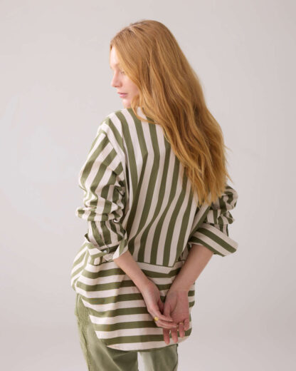 Bluse PRINTED STRIPE – Bild 2