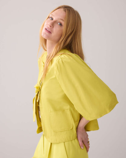 Bluse TAFT Yellow – Bild 3