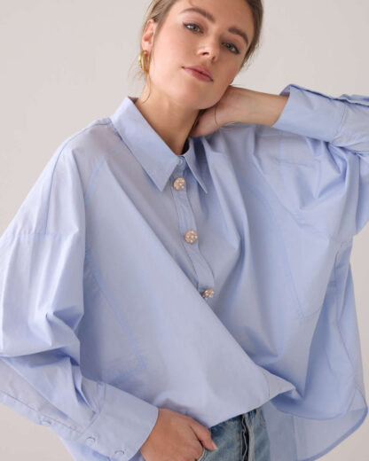 Bluse CRISPY POPLIN – Bild 2